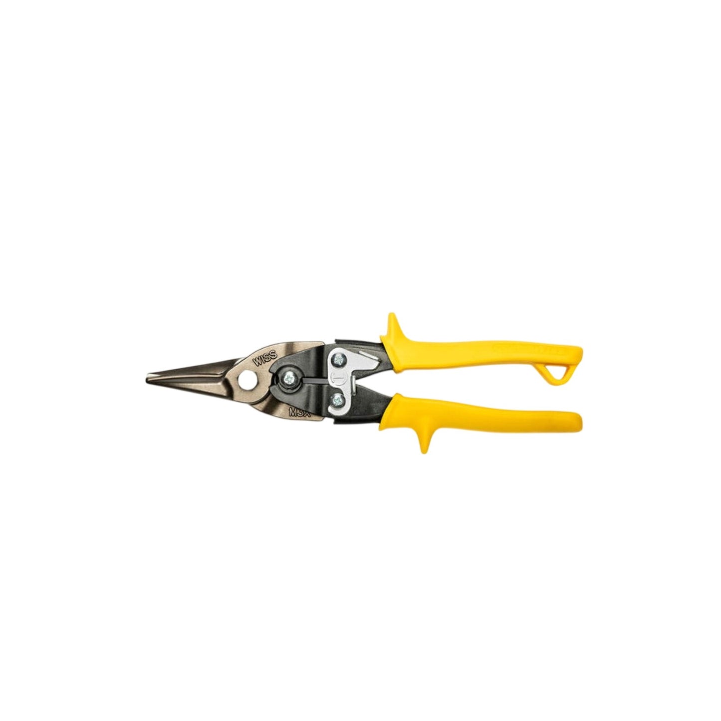 Crescent Aviation Snips With Yellow Ergonomic Handles For Cutting Sheet Metal
