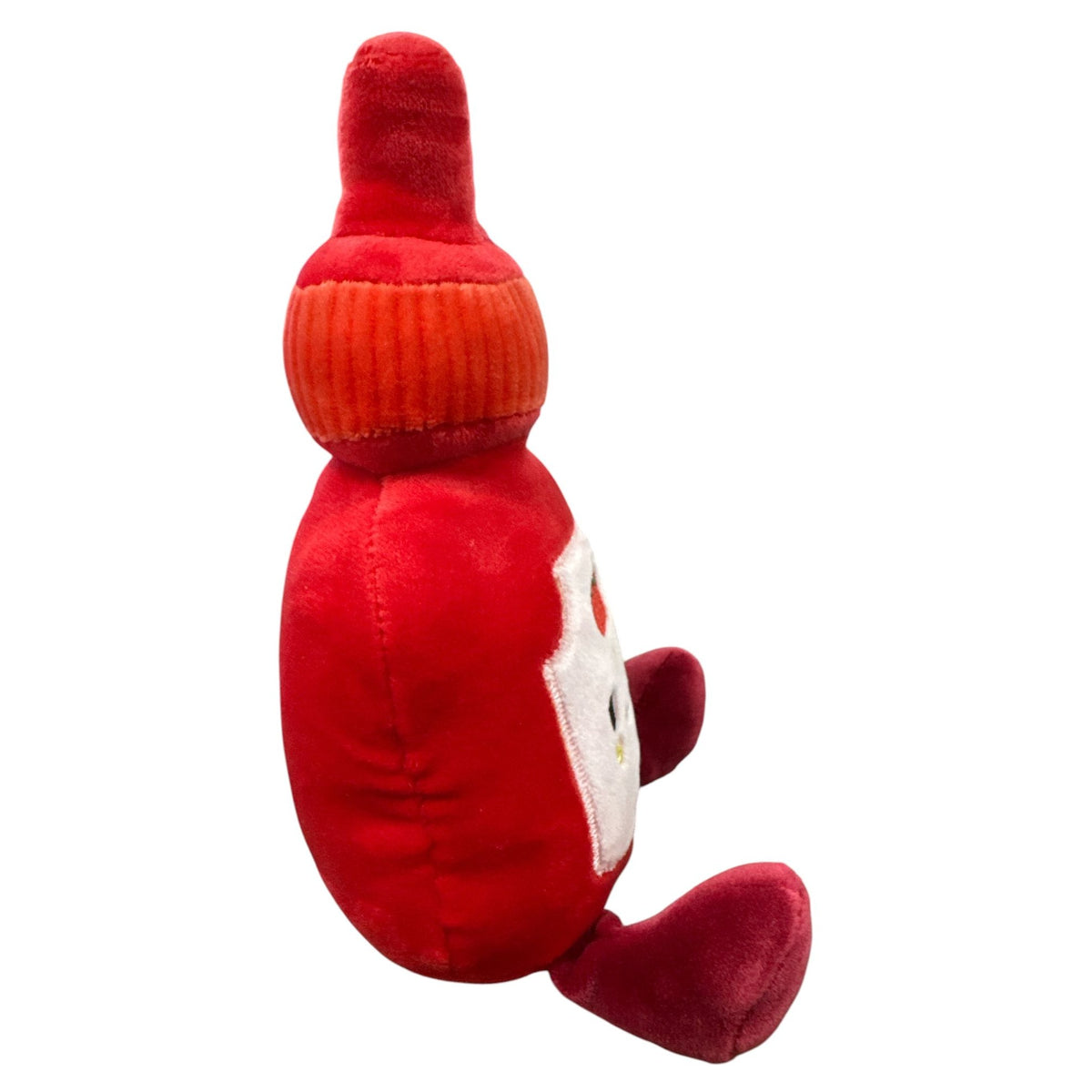 Gigglescape Tomato Sauce Bottle Plush Toy Ages 1+ Soft Red & White Stuffed Doll