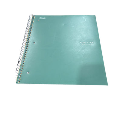 Five Star 1 Subject Graph Notebooks, Advance 5 Subject College Ruled Notebook, & 7-Pocket Zipper Customizable Expanding File