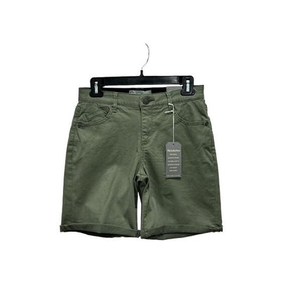 Wit & Wisdom Ab-Solution Olive Green Women's Cuffed Shorts Size 2