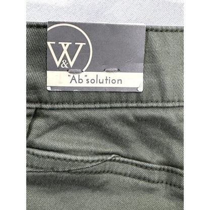 Wit & Wisdom Ab-Solution Olive Green Women's Cuffed Shorts Size 2
