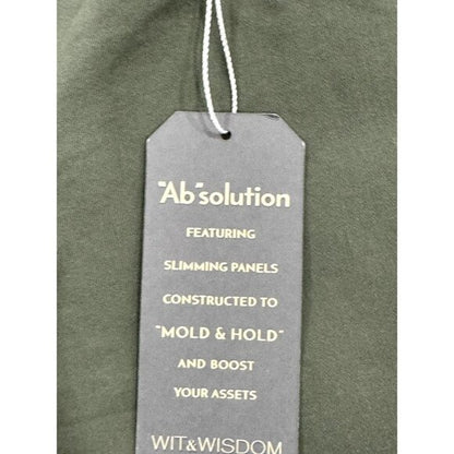 Wit & Wisdom Ab-Solution Olive Green Women's Cuffed Shorts Size 2