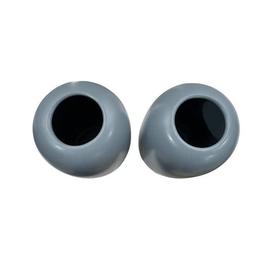 Room Essentials - Blue Ceramic Pill Decorative Modern Minimalist Vases Set of 2