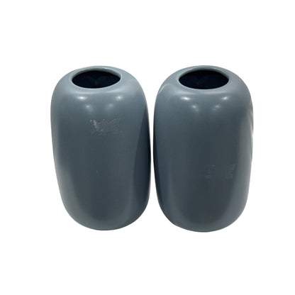Room Essentials - Blue Ceramic Pill Decorative Modern Minimalist Vases Set of 2