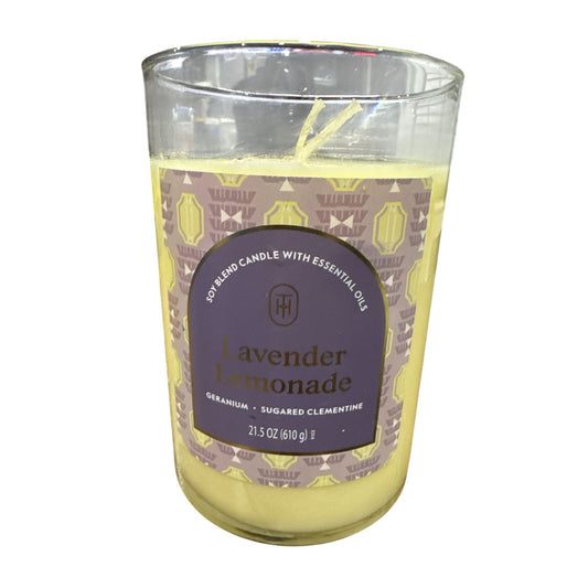 Lavender Lemonade Geranium Sugared Clementine Soy Blend Candle - 21.5 Oz Glass Jar - Threshold-LID NOT INCLUDED