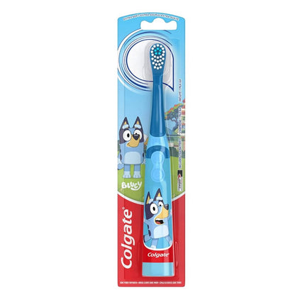 Colgate Sonic Powered Kids Toothbrushes Pokemon & Bluey Designs Extra Soft 2-Pack