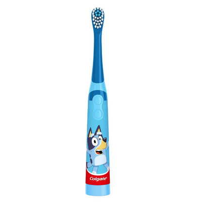 Colgate Sonic Powered Kids Toothbrushes Pokemon & Bluey Designs Extra Soft 2-Pack