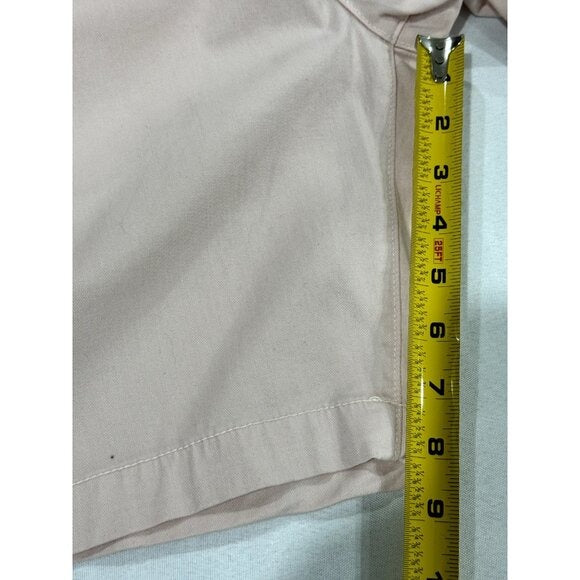 Monfrère Men's Light Pink Chino Shorts With Button Closure & Side Pockets 32