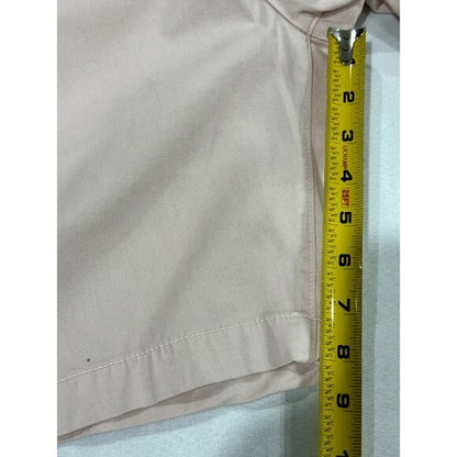Monfrère Men's Light Pink Chino Shorts With Button Closure & Side Pockets 32