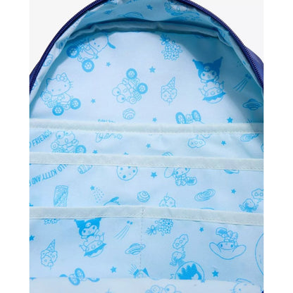 Sanrio Hello Kitty & Friends Space Multi-Pocket Full-Size Backpack & Accessories Bundle Gift Set
