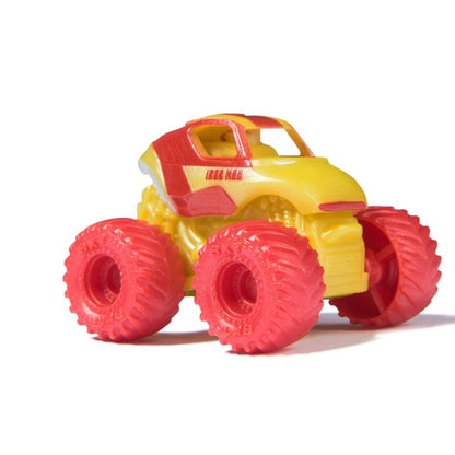 Marvel Monster Jam Mini Trucks Series 1 Bundle Featuring Thor, Black Panther, Captain America, & Iron Man 3-Pack