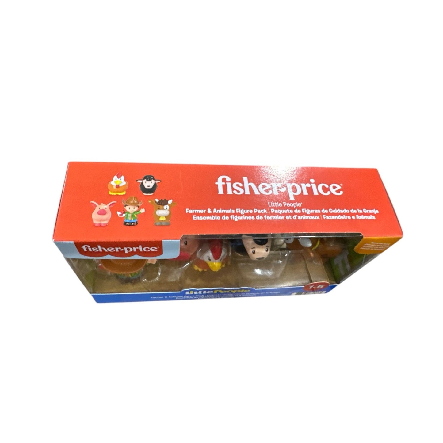Fisher-Price Little People Farmer & Animals Figure Pack Ages 1-5 Farm-Themed Toy Set