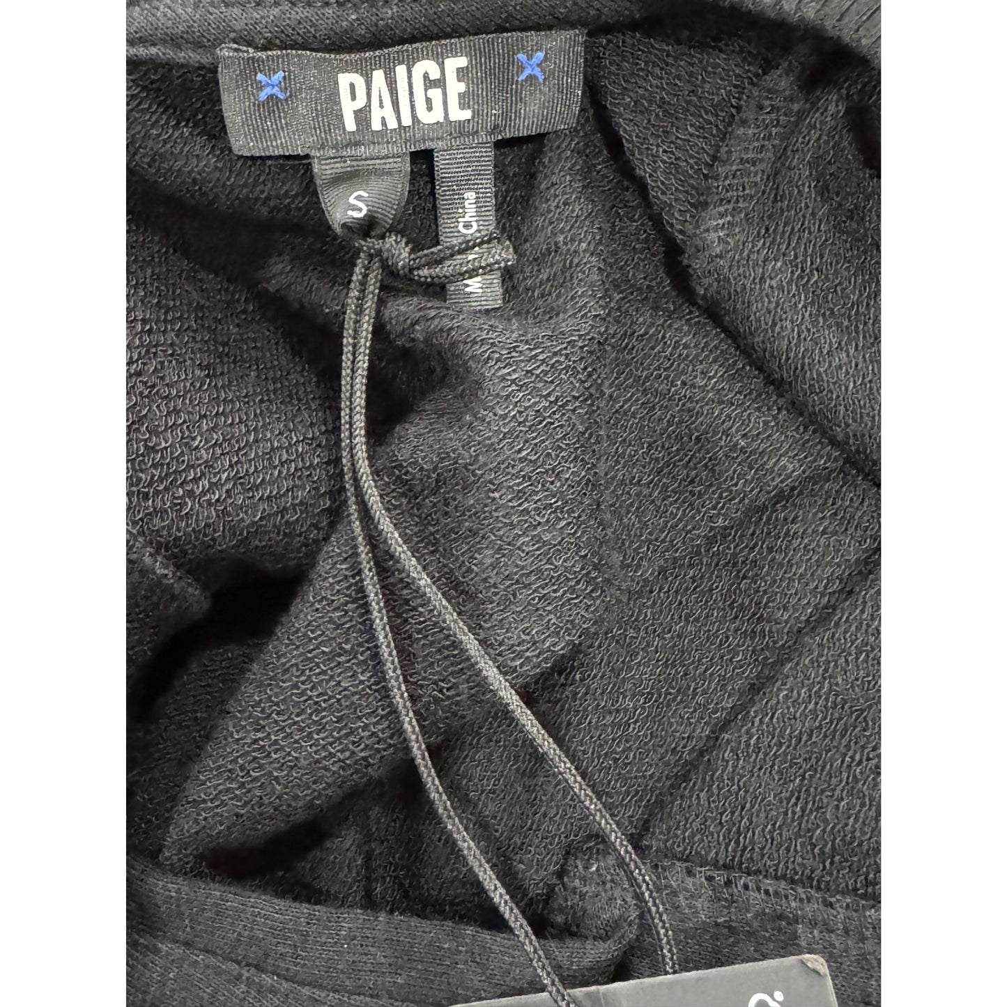 Paige Black V-Neck Midi Dress With Flutter Sleeves & Tie Waist For Women SMALL