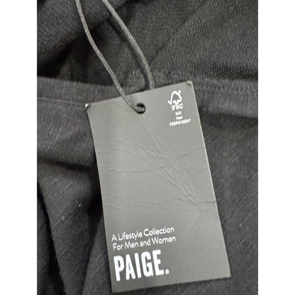 Paige Black V-Neck Midi Dress With Flutter Sleeves & Tie Waist For Women SMALL