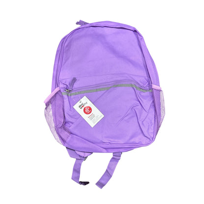 11 pcs. Purple Backpack With Stationery Bundle - Includes Bento Box, Notebook, Scissors, Ruler, Watercolors, Pencil Pouch, Eraser & More