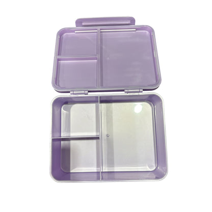 11 pcs. Purple Backpack With Stationery Bundle - Includes Bento Box, Notebook, Scissors, Ruler, Watercolors, Pencil Pouch, Eraser & More