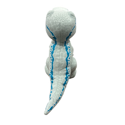 Jurassic World Velociraptor Blue Plush Toy 9.5" Gray & Blue Dinosaur Stuffed Animal