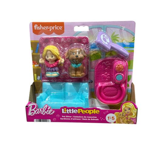 Barbie Little People Pet Sitter Playset By Fisher-Price Ages 1-5 Includes Figures & Accessories