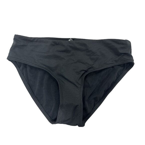 Sea Level Swim Essentials Mid Bikini Bottom Black US 4