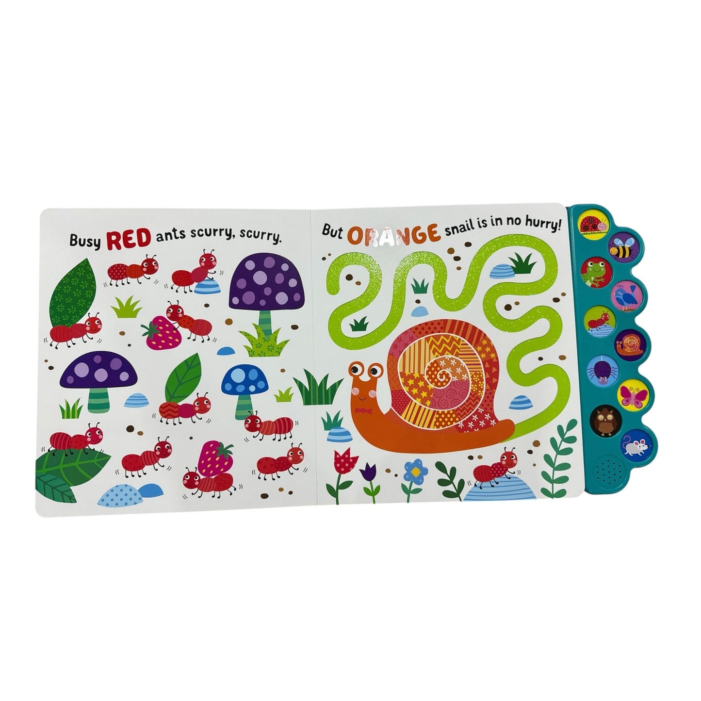 Touch & Feel Garden Interactive Board Book With 10 Sound Buttons And Textures For Ages 2+