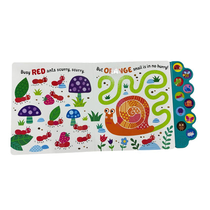 Touch & Feel Garden Interactive Board Book With 10 Sound Buttons And Textures For Ages 2+