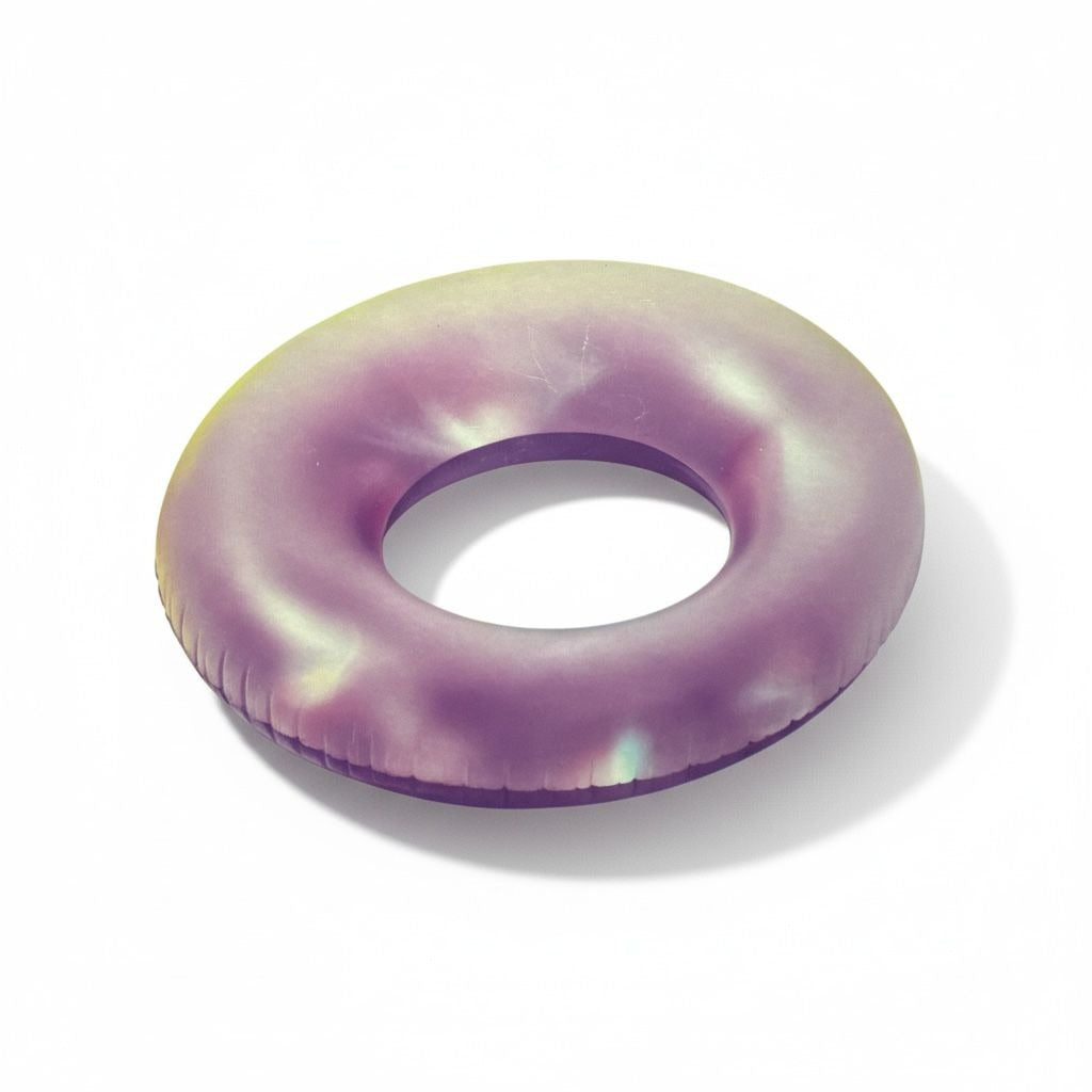 Inflatable LED Swim Tube With Shake-Activated Lights 36" Diameter Sun Squad