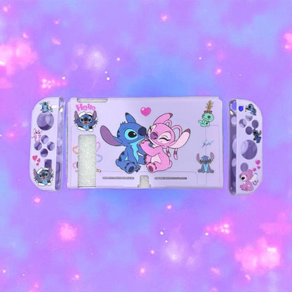 Lilo & Stitch Purple TPU Nintendo Switch Protective Shell Case
