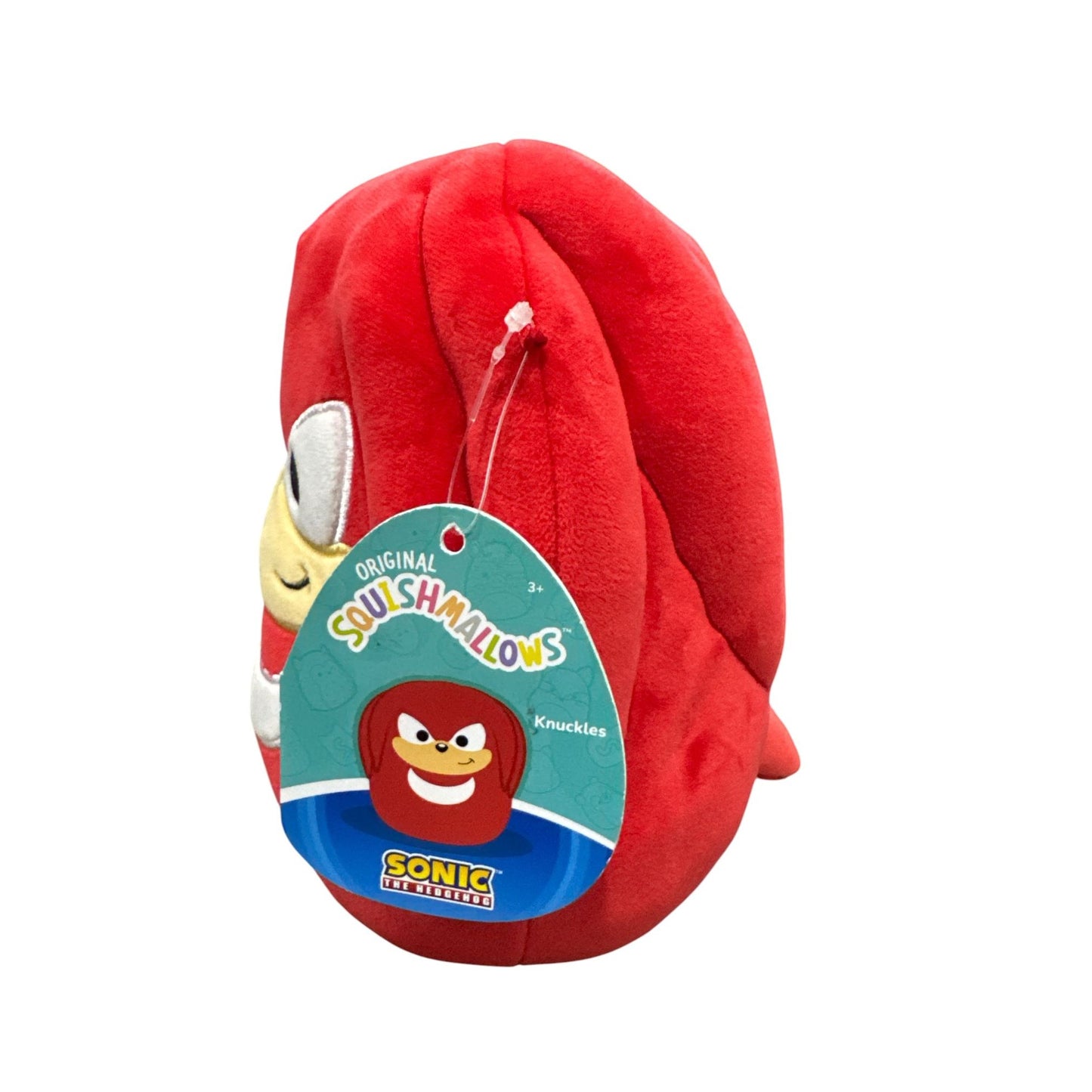 Sonic The Hedgehog Squishmallows Knuckles Plush Toy 8 Inch Red Soft Collectible