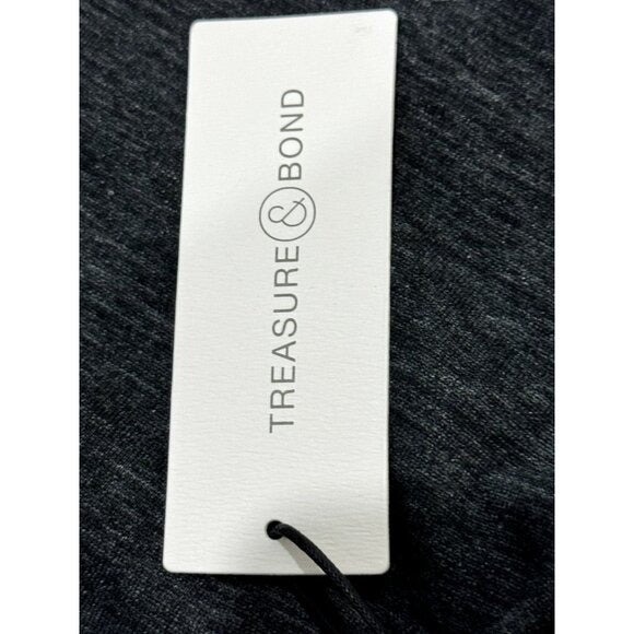TREASURE & BOND Grey Women's Bodycon Dress XXS