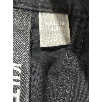 Kut From The Kloth Women's Black Cotton Cropped Pants Size 8