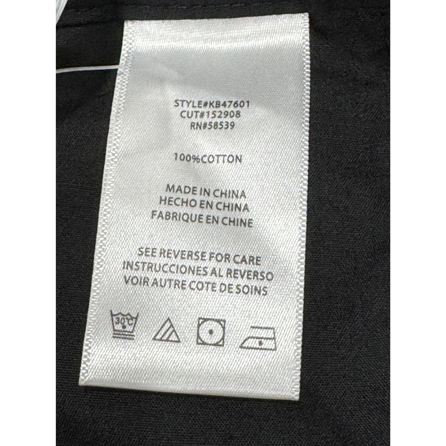 Kut From The Kloth Women's Black Cotton Cropped Pants Size 8