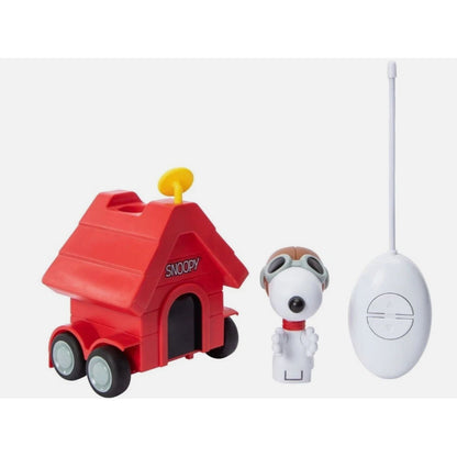 Peanuts Remote Control Snoopy With Doghouse Toy - Ages 8+ 27 MHz Moves Forward & Backward Removable Figure 75th Anniversary Edition