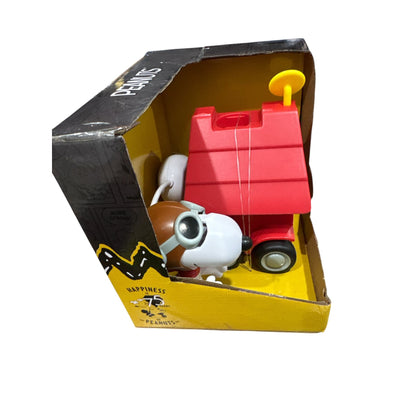 Peanuts Remote Control Snoopy With Doghouse Toy - Ages 8+ 27 MHz Moves Forward & Backward Removable Figure 75th Anniversary Edition