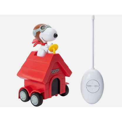 Peanuts Remote Control Snoopy With Doghouse Toy - Ages 8+ 27 MHz Moves Forward & Backward Removable Figure 75th Anniversary Edition