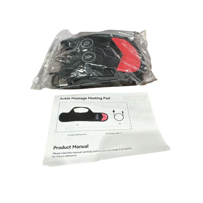 Ankle Massager for Pain Relief, Cordless Ankle Heating Pad and Foot Warmer Wrap with 3 Heat & 3 Massage Modes