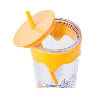 Disney Ratatouille Remy Tumbler Cup With Straw & Drip Lid 26 Oz BPA-Free Plastic