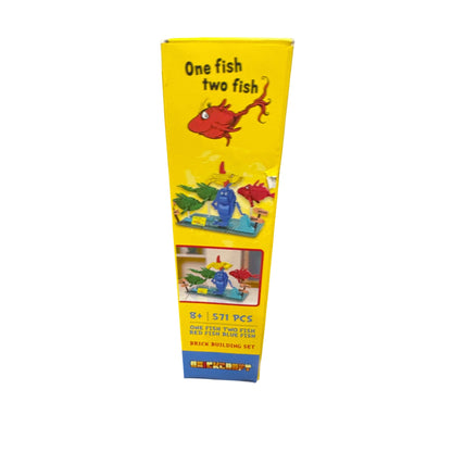 Dr. Seuss One Fish Two Fish 571-Piece Brick Building Set For Ages 8+ Compatible With Leading Brands