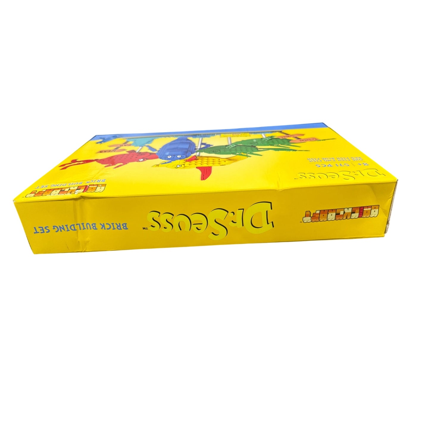Dr. Seuss One Fish Two Fish 571-Piece Brick Building Set For Ages 8+ Compatible With Leading Brands