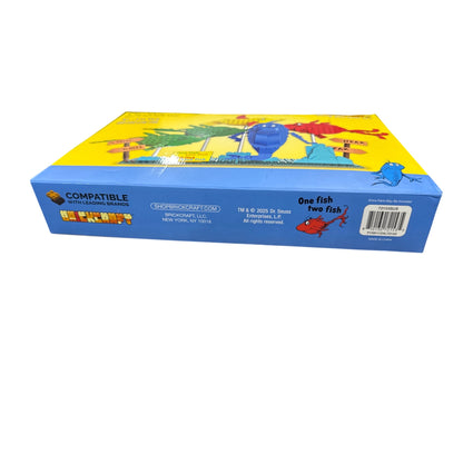 Dr. Seuss One Fish Two Fish 571-Piece Brick Building Set For Ages 8+ Compatible With Leading Brands