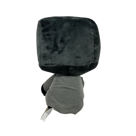 Skibidi Toilet Plush TV Head Black & Gray Soft Stuffed Toy 10 Inches