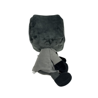 Skibidi Toilet Plush TV Head Black & Gray Soft Stuffed Toy 10 Inches
