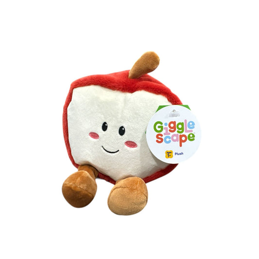 Gigglescape Plush Red & White Apple Stuffed Toy Ages 1+ Soft & Cuddly Gift For Kids