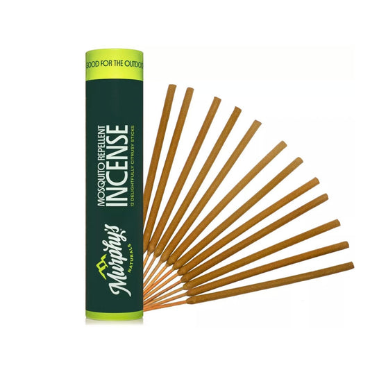 Murphys Naturals Mosquito Repellent Incense Sticks - 12 Pack - Natural Citrus & Essential Oils
