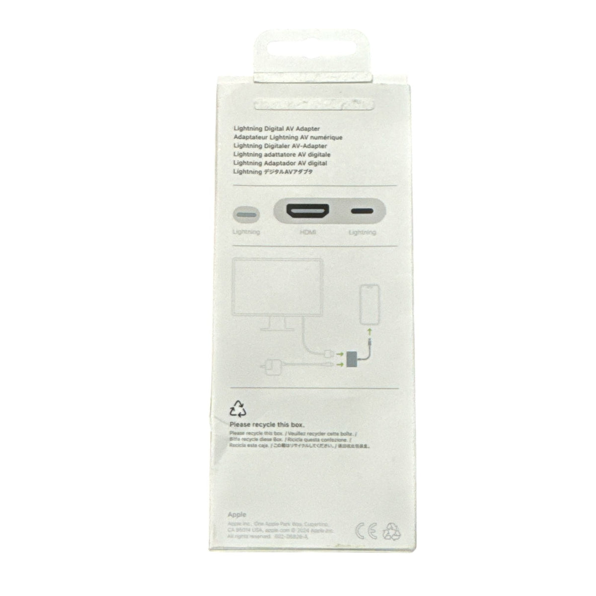 Apple Lightning To Digital AV Adapter For HDMI Connections