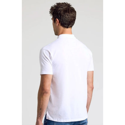 True Classic White Polo Shirt Mens Large Lightweight Performance Fit LARGE