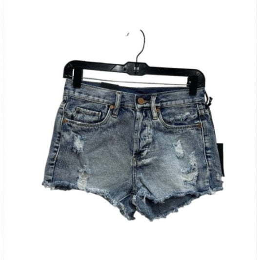Blanknyc Distressed Denim Cutoff Shorts Size 24 Light Wash Raw Hem Women's Casual Summerwear