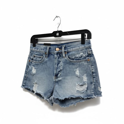 Blanknyc Distressed Denim Cutoff Shorts Size 24 Light Wash Raw Hem Women's Casual Summerwear