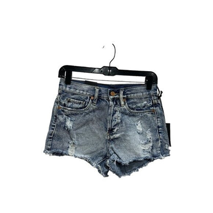 Blanknyc Distressed Denim Cutoff Shorts Size 24 Light Wash Raw Hem Women's Casual Summerwear