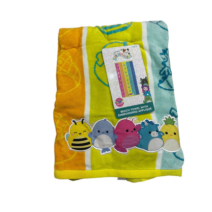 Squishmallows Gift Set Includes Plush Pig & Unicorn Beach Towel Stickers Keychain & BLDR Playset Bright & Fun Collectible Bundle