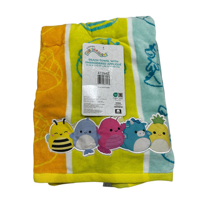 Squishmallows Gift Set Includes Plush Pig & Unicorn Beach Towel Stickers Keychain & BLDR Playset Bright & Fun Collectible Bundle